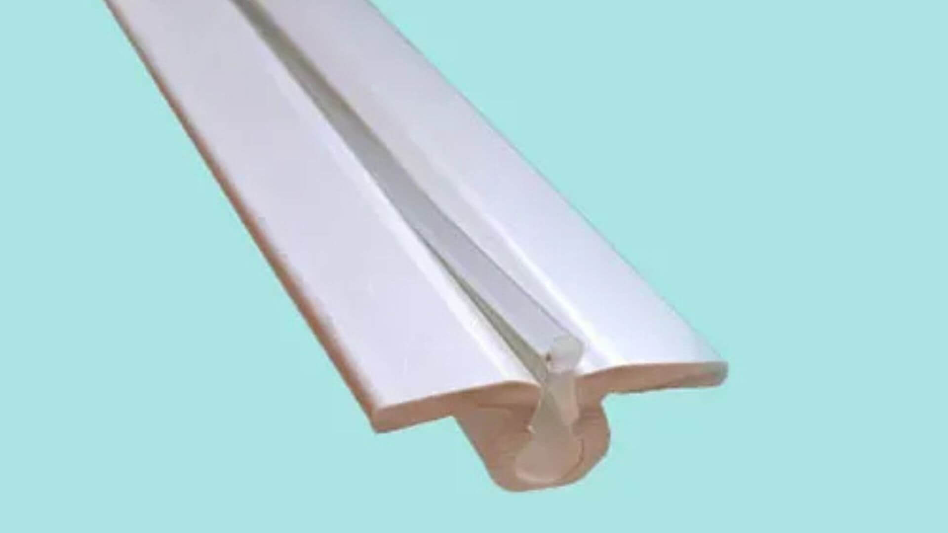 RUP-Folienklemmprofil inkl.PVC Kern und Spannsicherung