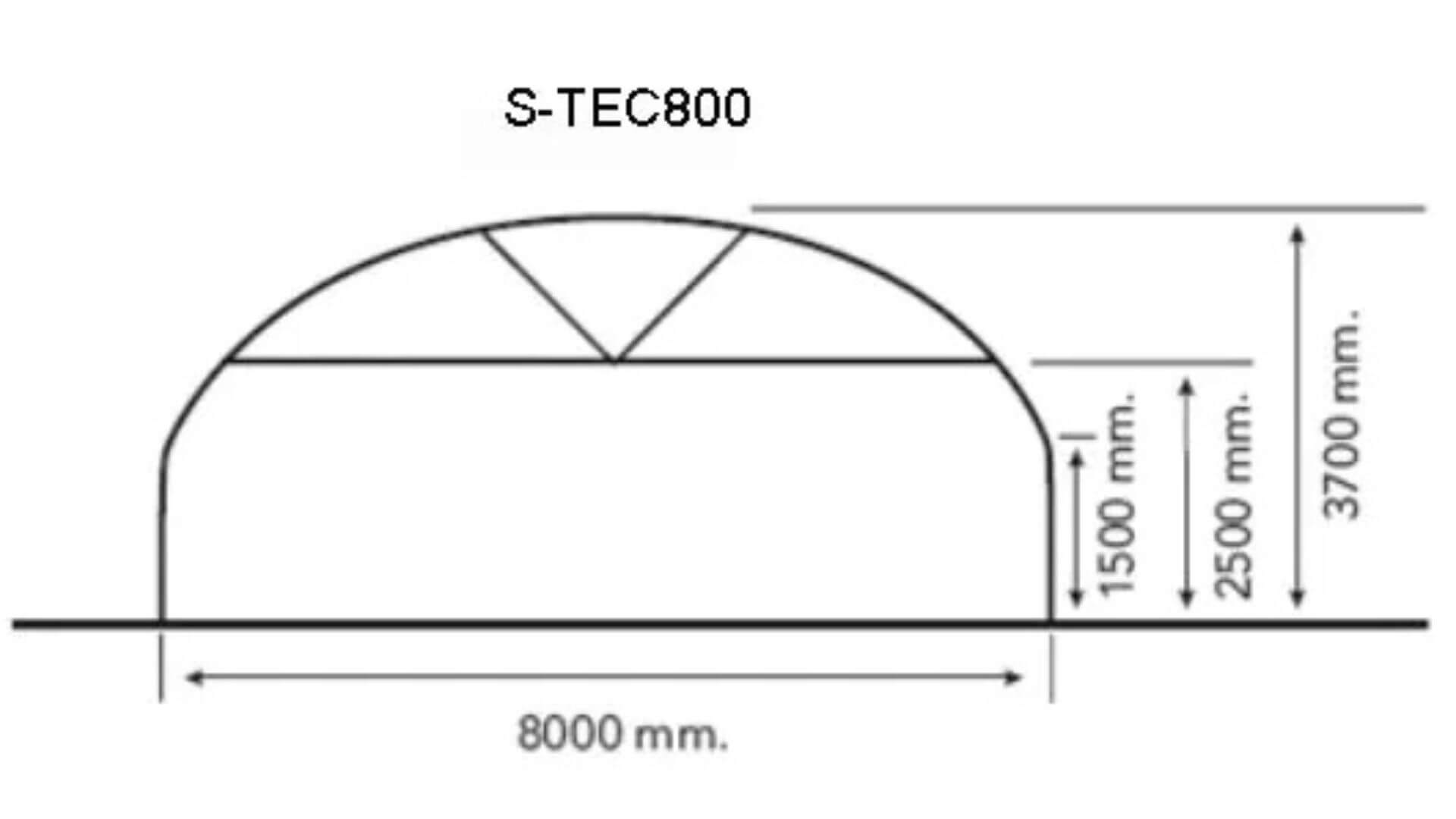 Abmessungen S-TEC 800