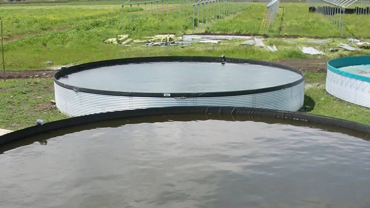 Volles Wassersilo