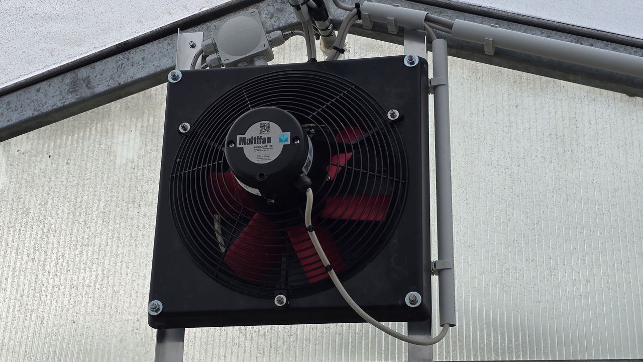 Ventilator für Gewächshaus und Folientunnel